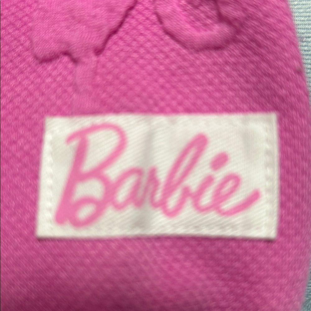 Barbie Embossed Pink Hoodie Size 2T - Picture 6 of 6